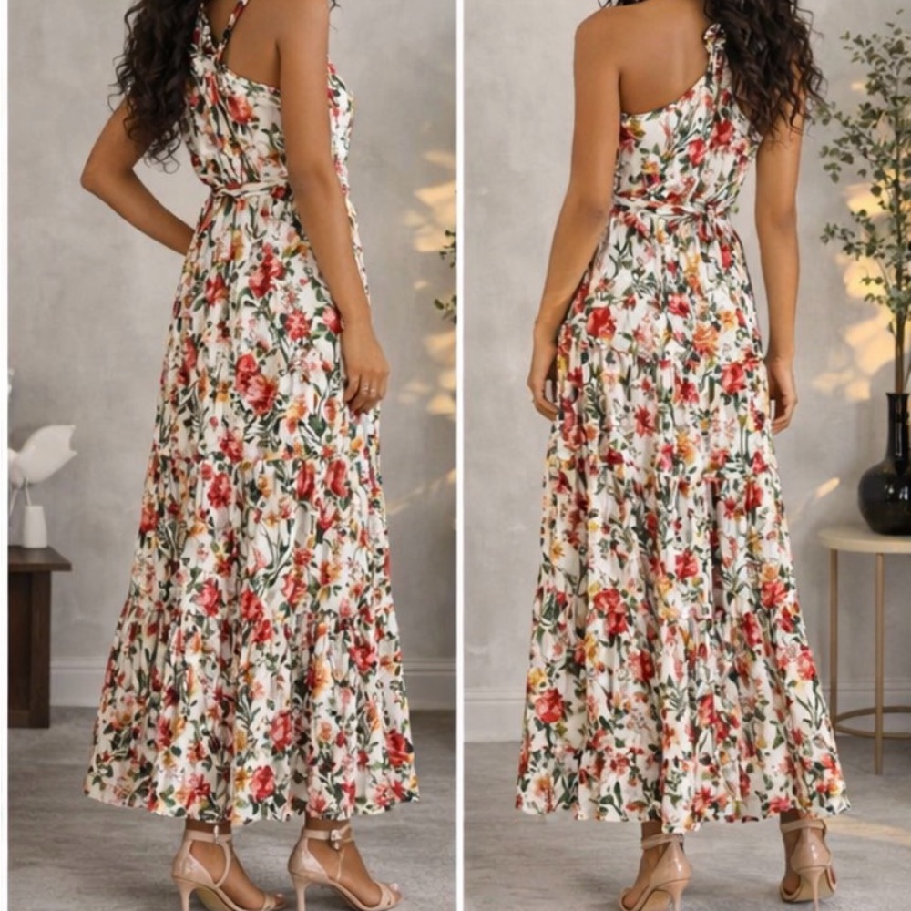 Floral Maxi Dress - Multicolor